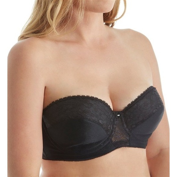 Carnival Other - NWOT Carnival 36DD Full Figure Strapless Underwire Bra 123 Black 99731
